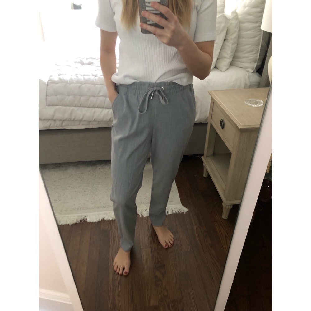H&M Grey Tailored Sweatpants / Joggers US 6